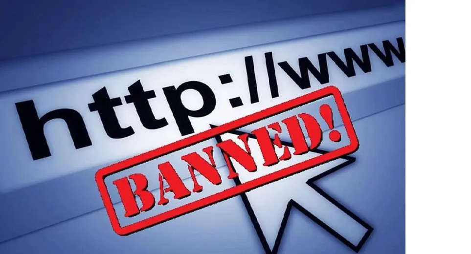 Websites Banned