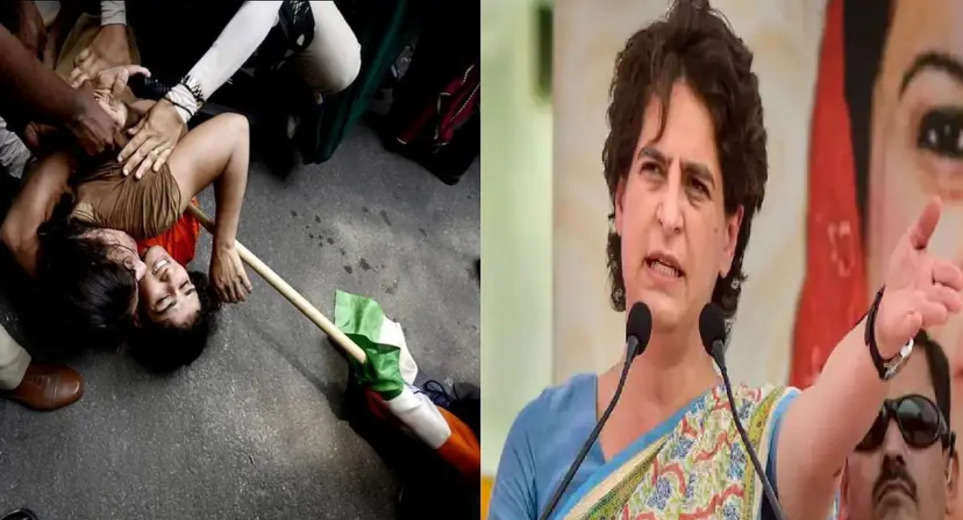 Wrestler Protest: Priyanka Gandhi spoke in favor of women players, said - BJP government's arrogance has increased