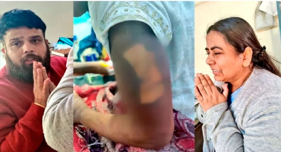 Gurugram Crime: Crossed the limits of vandalism, burnt the minor assistant with hot tongs, beaten with sticks