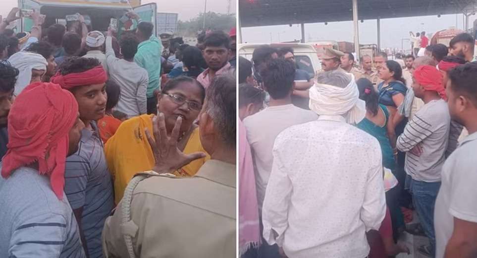 Varanasi Crime: Fight between vehicle riders and employees over tax at the plaza, 12 injured